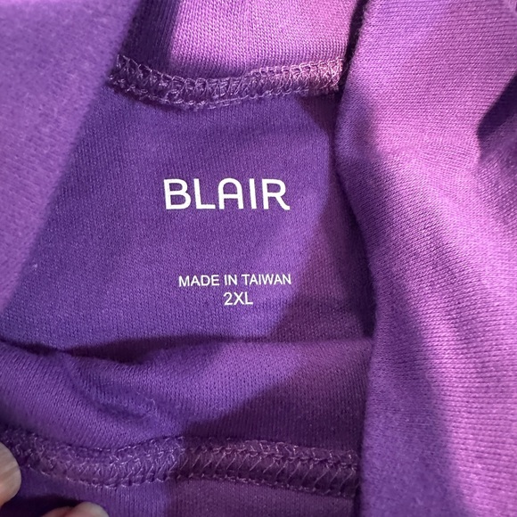 Royal purple mock turtle neck - Picture 5 of 6